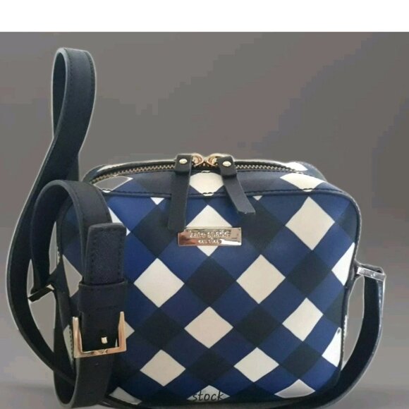 Kate Spade NY Gingham Crossbod Bag. - Picture 6 of 10